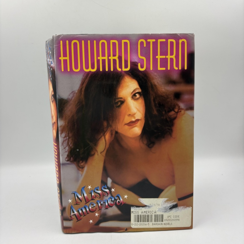 Miss America Howard‎ Stern 1995 Hardcover First Edition ReganBooks Dust Jacket